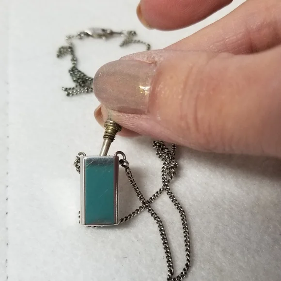 Vintage"Perfume" Bottle Fashion Pendant/Necklace - Picture 6 of 10